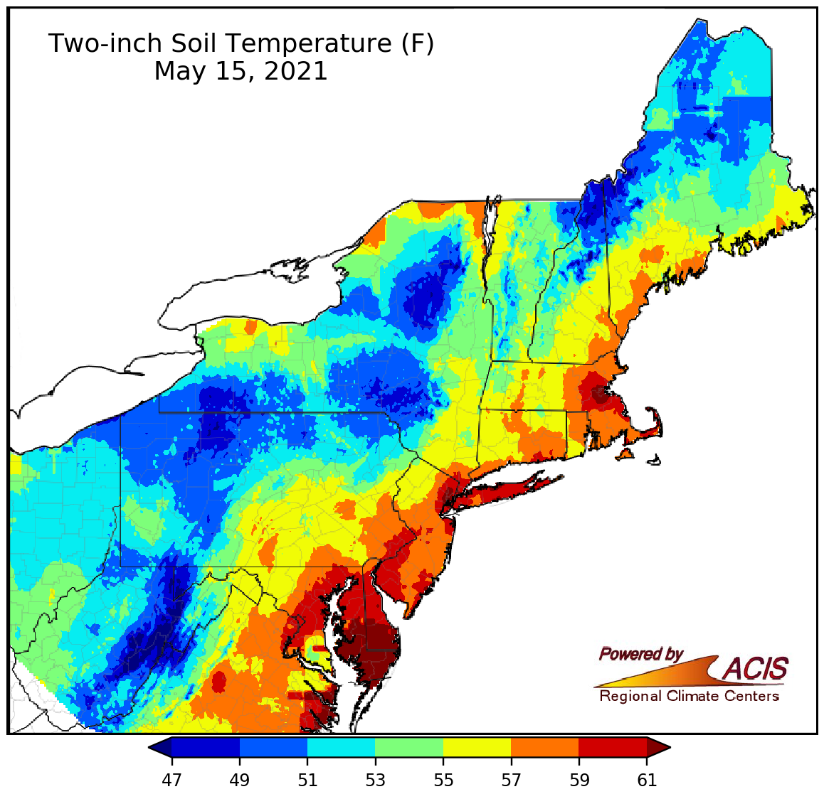 soil temp vs air temp 